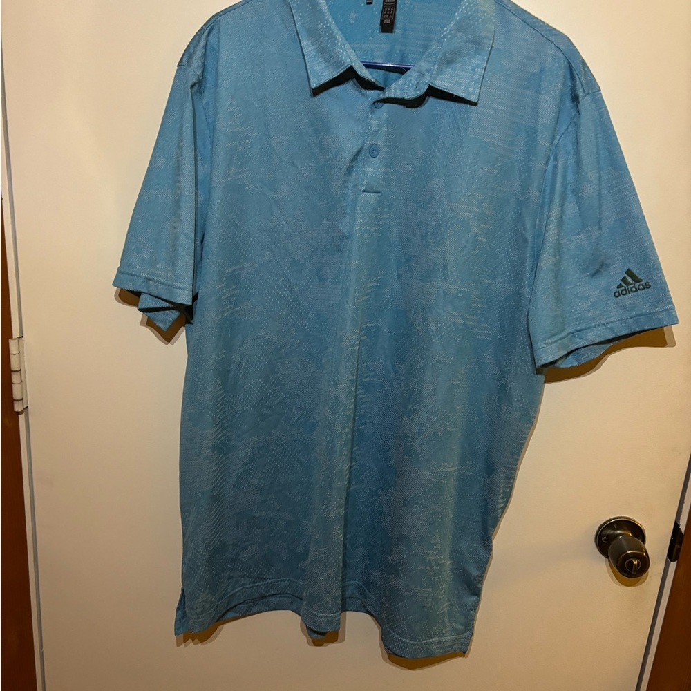 Adidas Men's Blue Polo Shirt XXL